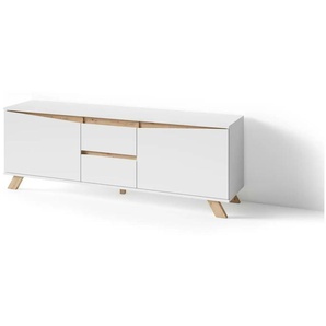 Lowboard  Valentin ¦ weiß ¦ Maße (cm): B: 160 H: 55