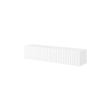 Lowboard - weiß - Materialmix - 138,6 cm - 30 cm | Möbel Kraft