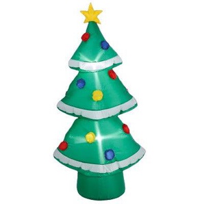 Luca Lighting Weihnachtsbaum aufblasbar grün mit LED GLO660157151