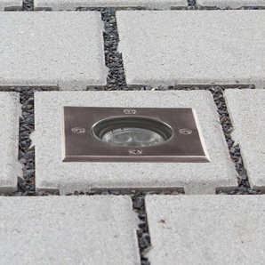 Lucande LED-Bodeneinbauleuchte Ava, 12 cm x 12 cm, IP67 7372-LED Stainless S