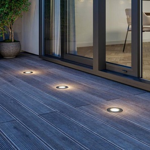 Lucande LED-Bodeneinbauleuchte Ava, Ø 12 cm, rund, IP67 7371-LED Stainless S