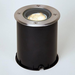 Lucande LED-Bodeneinbauleuchte Jos, rund, schwenkbar, IP67 2271-LED Stainless S