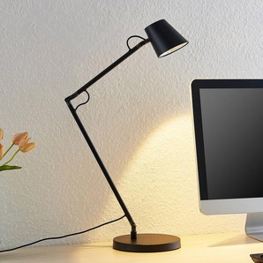 Lucande LED-Schrebtischlampe Tarris, Höhe 46 cm, schwarz 9627051