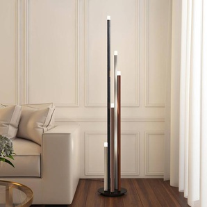 Lucande LED-Stehleuchte Stoika, 150 cm, 5-flg., Metall 9918008