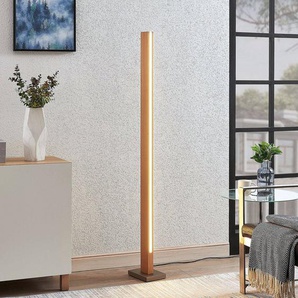 Lucande LED-Stehleuchte Tamlin, 152 cm, Holz, buche, 3000K 9624501