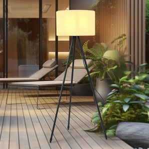 Lucande Terrassenleuchte Jaimy, 130 cm, Dreibein, Aluminium 10012762