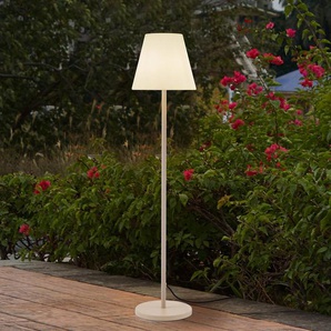 Lucande Terrassenleuchte Jaimy, beige, Metall, 150 cm, E27 10036266
