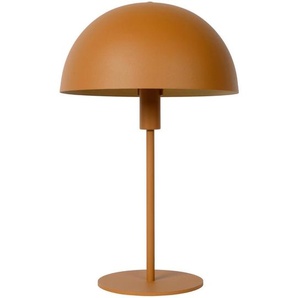 Lucide Tischleuchte Siemon, Messing, Currygelb, Metall, rund,rund, 40 cm, RoHS, Reach, Schnurschalter, Lampen & Leuchten, Innenbeleuchtung,
