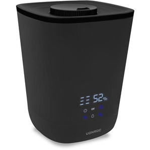 Luftbefeuchter 4,5 Liter - Ultraschall - Kühlnebel - UV-Sterilisator - 360°-Verteilung - für Aromaöle geeignet - Inklusive Fernbedienung - Vonroc