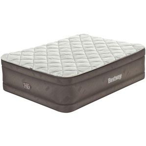 Luftbett 203 x 152 x 51 cm Fortech mit Reißverschlussbezug mit integrierter Elektropumpe für 2 Personen - Bestway