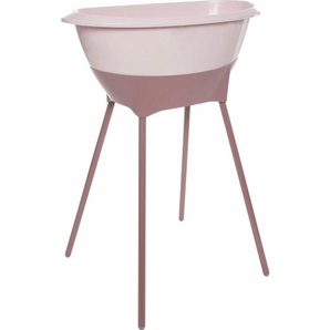 Luma luma , Rosa, Altrosa, Bordeaux, Hellrosa , Metall, Kunststoff , 79.5x40x46 cm , Baden & Wickeln, Babywannen