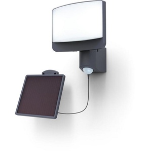 LUTEC LED Solarleuchte LED-Solarwandleuchte SUNSHINE, Bewegungsmelder, LED fest integriert, Kaltweiß, dreh- und schwenkbar