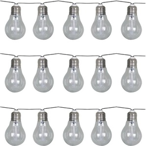 LUXFORM Lichterkette »Solar-Lichterkette Corfu Partybeleuchtung - 15xLED«, Aus Glas gefertigt
