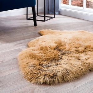 LUXOR living Fellteppich Schaffell Namika, fellförmig, Höhe: 50 mm, echtes Lammfell, weich & flauschig, große Farbauswahl, in 2 Größen