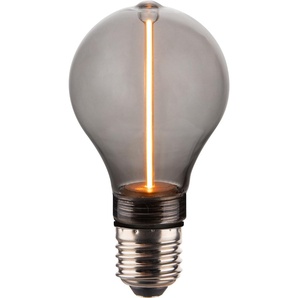 LUXULA LED-Filament-Lampe, Line Smoke, E27, 2W, 40lm, 1800K LX100174