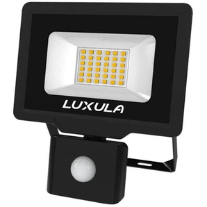LUXULA LED-Fluter mit Bewegungsmelder, EEK: F, 30W, 3000lm, 4000K, IP65, schwarz LX400126