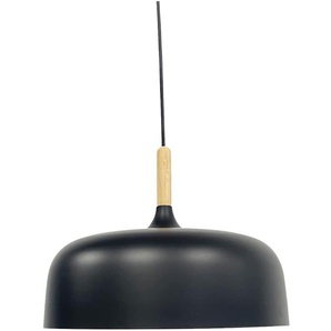 LUXULA LED-Hängeleuchte LX700174, E27-Fassung, IP20, Ø30 cm, schwarz, rund