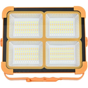 LUXULA Solar-Led-Baustrahler LXSO400110, Akku, CCT, IP65, Magnet-und Hängefunktion