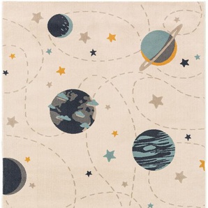 Lytte Kinderteppich Apollo Cream 120x170 cm - Kinderteppich mit Sternen