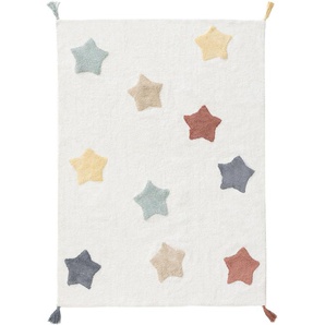 Lytte Waschbarer Kinderteppich Stars Multicolor 120x170 cm - Waschbarer Teppich für Kinderzimmer