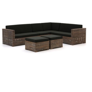 Madison Loungekissenset luxe Sitz 60x60 cm Rücken 60x40 cm 4-teilig