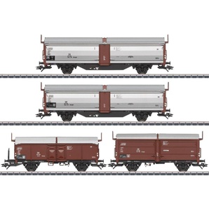 Märklin Güterwagen Schiebedach-/Schiebewandwagen-Set Tbes-t-66 - 47301, Spur H0, Made in Europe
