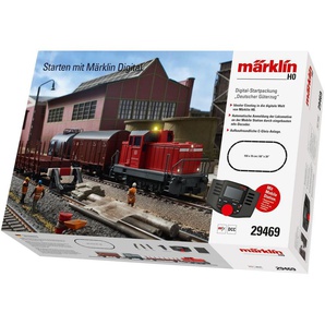 Märklin Modelleisenbahn-Set Digital-Startpackung Moderner Rangierbetrieb - 29469, Spur H0, mit Licht- und Soundeffekten, Made in Europe