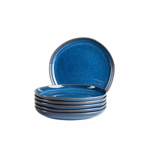 MÄSER Dessertteller Cordelia, Teller-Set aus Steinzeug, (6 St), Geschirr-Set