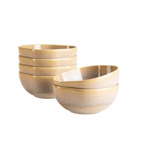 MÄSER Schüssel Cordelia, Schüssel Set, aus Steinzeug, Ø 16 cm, Steinzeug, (6-tlg)