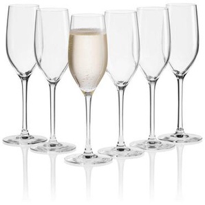 Mäser Sektglas,, Transparent, Glas, 6-teilig, 170 ml, 30.5x23.5x25 cm, Essen & Trinken, Gläser, Champagner- & Sektgläser