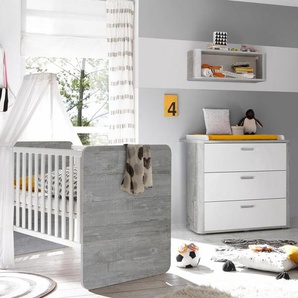 Mäusbacher Babymöbel-Set Aarhus, (Spar-Set, 2-tlg., Bett, Wickelkommode)