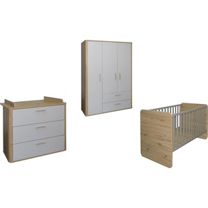 Mäusbacher Babymöbel-Set Lilly, (3-tlg., Wiko/Bett/Kleiderschrank)