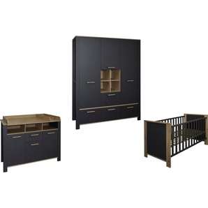 Mäusbacher Babymöbel-Set Tom, (3-tlg., Wiko/Bett/Kleiderschrank)