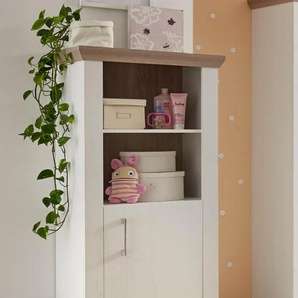 Beistellschrank MÄUSBACHER Stralsund Schränke Gr. B/H/T: 63 cm x 146 cm x 40 cm, 1 St., weiß (pinie nb weiß) Baby Hochschrank Kinderschrank Kinderschränke Schränke