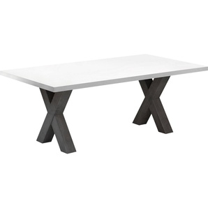 Mäusbacher Couchtisch Mister X-CT 120 TOPSELLER! (s Choice), Mäusbacher Couchtisch mit X Gestell. Breite 120 cm