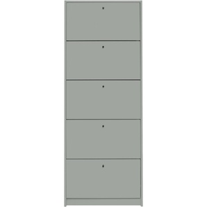 Mäusbacher Flap Schuhschrank mit 5 Klappen 60x168x16 cm