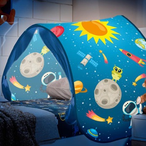 Magic Dreams Universum  Pop Up Tunnel Zelt Spieltunnel Höhle Hochbett Kinderbett