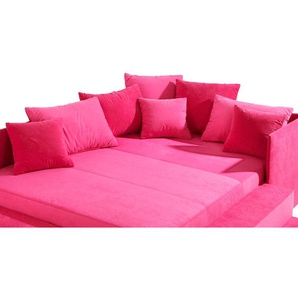 Dekokissen MAINTAL Dekokissen_Sitzkissen_Kissenhüllen Gr. B/L: 55 cm x 55 cm, 2 St., Polyester, rosa (rosa, unifarben) Dekokissen uni (2-tlg.)