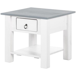 Beistelltisch Valmer I 50 x 45 x 50cm Grau/Weiß/Grau/Weiß