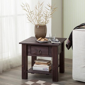 Beistelltisch Valmer I 50 x 45 x 50cm Braun/Havanna