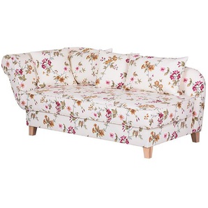 Recamiere II Webstoff Beige/Creme Webstoff 193 x 82 x 91cm Armlehne davorstehend links Landhaus