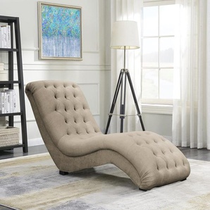 Relaxliege Cenon Braun/Cappuccino Microfaser 67 x 90cm