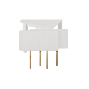 maison bleue Ansteckplatte 1-teilig Florian - weiß - Materialmix - 78 cm | Möbel Kraft