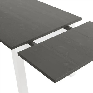 maison bleue Ansteckplatte Bendix - grau - Materialmix - 90 cm - 3 cm | Möbel Kraft