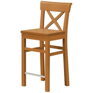 maison bleue Barstuhl  Florian ¦ holzfarben ¦ Maße (cm): B: 43,5 H: 96 T: 44.0