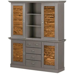 maison bleue Buffet  Fancy ¦ grau ¦ Maße (cm): B: 171,3 H: 202,1 T: 48.0
