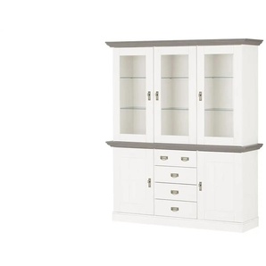 maison bleue Buffet Florian - weiß - Materialmix - 171,3 cm - 202,1 cm - cm 48,0 | Möbel Kraft