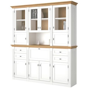 maison bleue Buffet  Petit Chalet ¦ holzfarben ¦ Maße (cm): B: 196 H: 215 T: 44.0