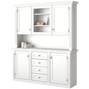 maison bleue Buffet  Petit Chalet ¦ weiß ¦ Maße (cm): B: 171 H: 197 T: 44.0