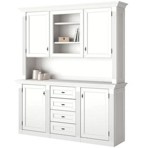 maison bleue Buffet Petit Chalet - weiß - Materialmix - 171 cm - 197 cm - cm 44,0 | Möbel Kraft